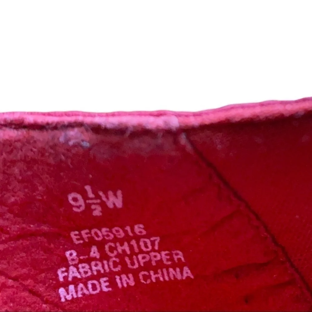 Grasshopper Espadrilles Wedges Peeptoe Red Sateen New without Box/Tag 9.5 W